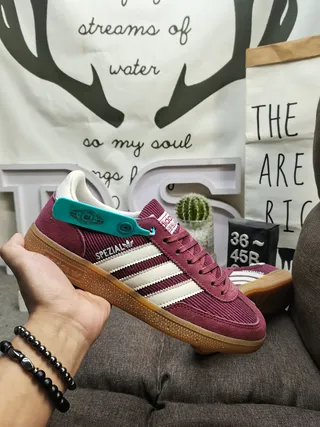 Adidas Samba Sneakers Lifestyle Borgoña en Côtelé 5