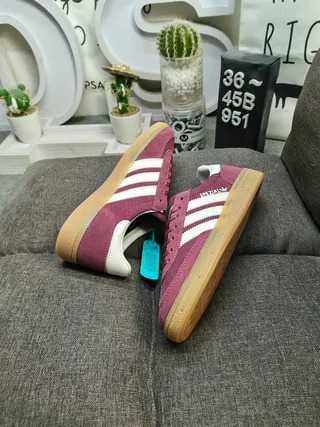 Adidas Samba Sneakers Lifestyle Borgoña en Côtelé 6
