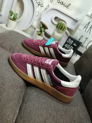 Adidas Samba Sneakers Lifestyle Borgoña en Côtelé 7