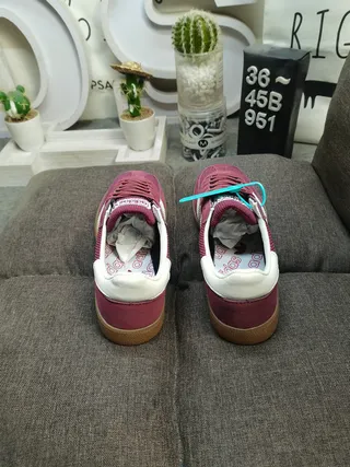 Adidas Samba Sneakers Lifestyle Borgoña en Côtelé 8