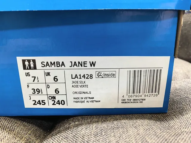 Adidas Samba गाय का प्रिंट मैरी जेन जूते 2