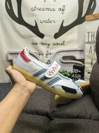 Adidas Samba गाय का प्रिंट मैरी जेन जूते 5