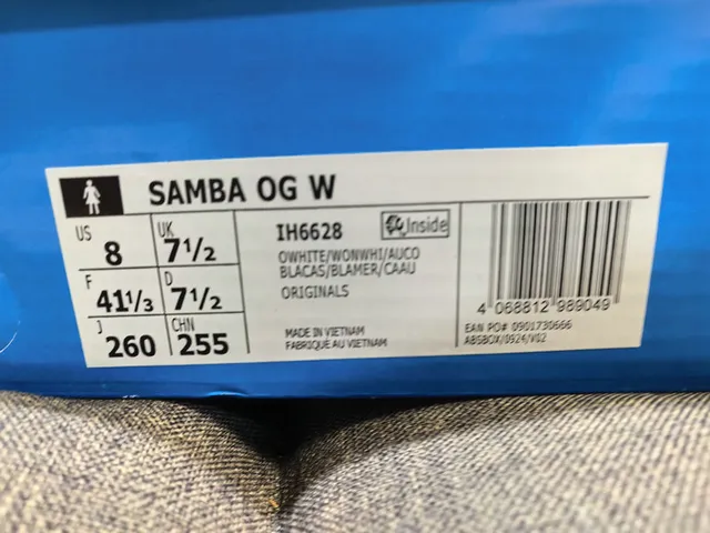 Tênis Lifestyle Adidas Samba Off-White e Preto 2