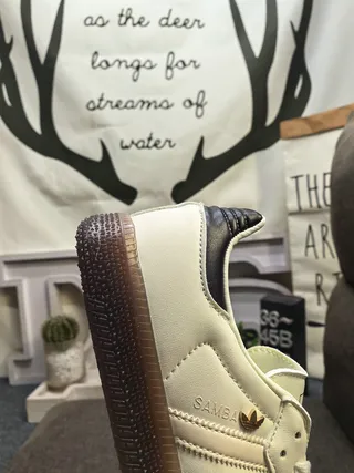 Tênis Lifestyle Adidas Samba Off-White e Preto 3