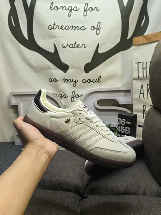 Tênis Lifestyle Adidas Samba Off-White e Preto 5
