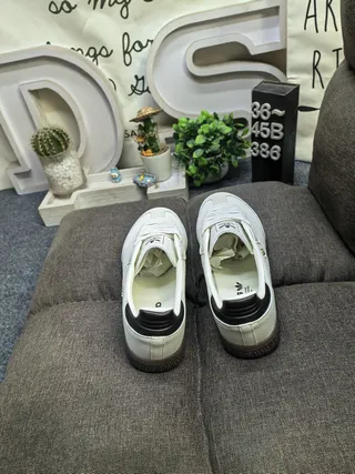 Tênis Lifestyle Adidas Samba Off-White e Preto 8