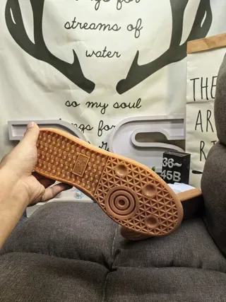 Adidas Samba OG Light Gray and White Lifestyle Sneakers 4