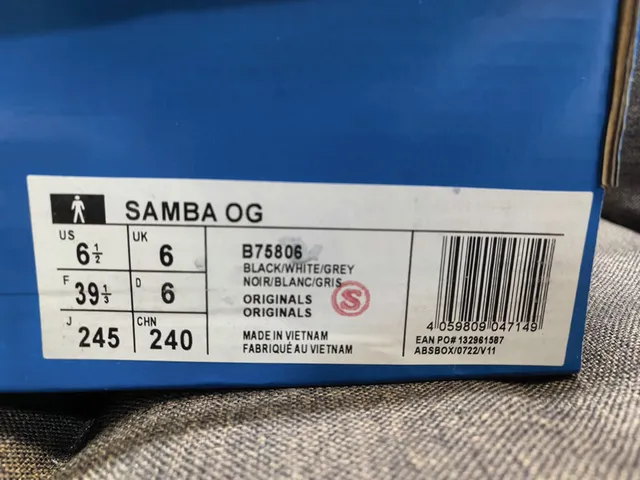 Adidas Samba OG Blancas Negras Grises Zapatillas Lifestyle 2