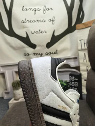 Adidas Samba OG Blancas Negras Grises Zapatillas Lifestyle 3