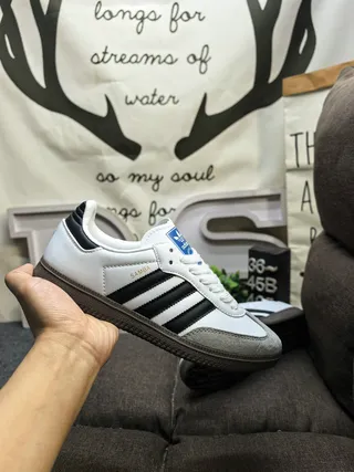 Adidas Samba OG Blancas Negras Grises Zapatillas Lifestyle 5