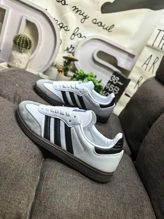 Adidas Samba OG Blancas Negras Grises Zapatillas Lifestyle 7