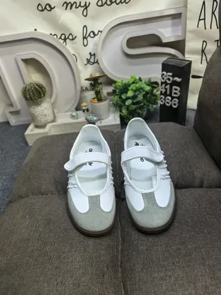 Adidas Samba OG 白灰 无鞋带生活方式运动鞋 10