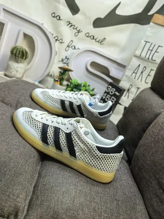 Adidas Samba Tênis Lifestyle Rosa e Preto 7