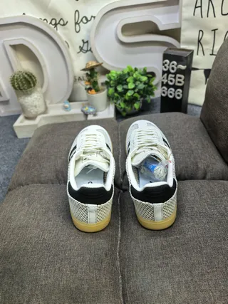 Adidas Samba Tênis Lifestyle Rosa e Preto 8