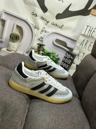 Adidas Samba Tênis Lifestyle Rosa e Preto 9