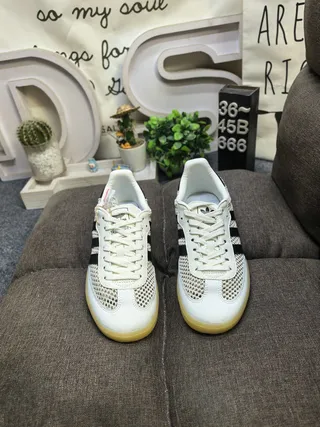 Adidas Samba Tênis Lifestyle Rosa e Preto 10
