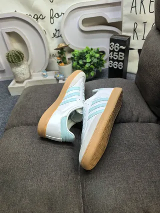Adidas Samba Tênis Lifestyle Rosa e Preto 16