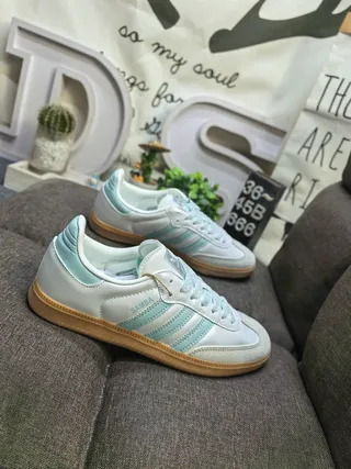 Adidas Samba Tênis Lifestyle Rosa e Preto 19