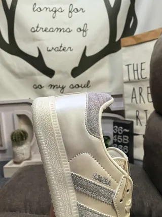 Adidas Samba Tênis Lifestyle Rosa e Preto 23
