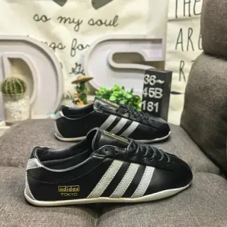 Adidas Spezial أسود فضي ذهبي أسلوب الحياة حذاء