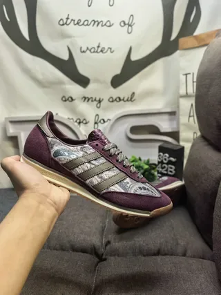 Adidas Spezial Tênis Lifestyle Roxo com Paisley 5