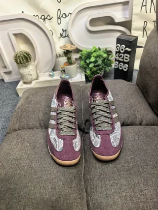 Adidas Spezial Tênis Lifestyle Roxo com Paisley 10
