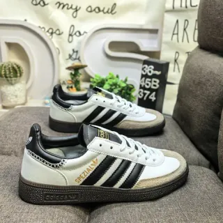 Adidas Spezial أبيض أسود بيج لايف ستايل سنيكرز