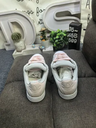 Adidas Superstar Beige and Gray Lifestyle Sneakers 8