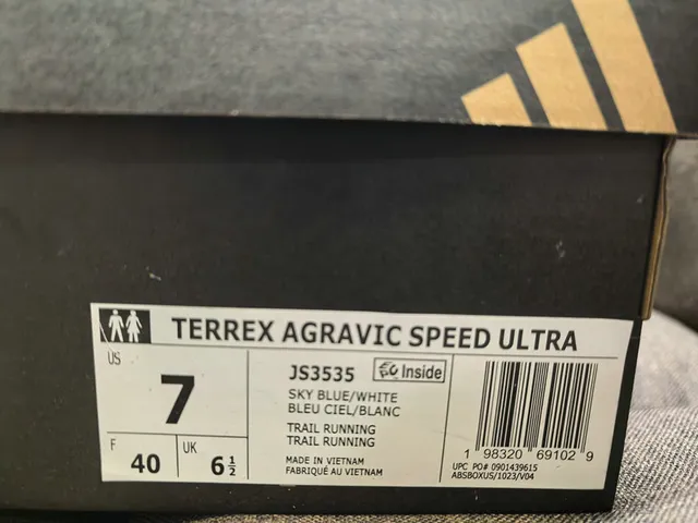 Adidas Terrex Chaussures de course Bleues et Vert Lime 2