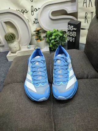 Adidas Terrex Chaussures de course Bleues et Vert Lime 10