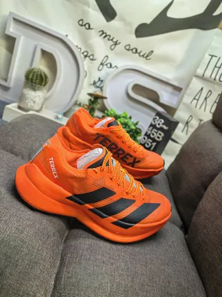 Adidas Terrex Chaussures de course Bleues et Vert Lime 19