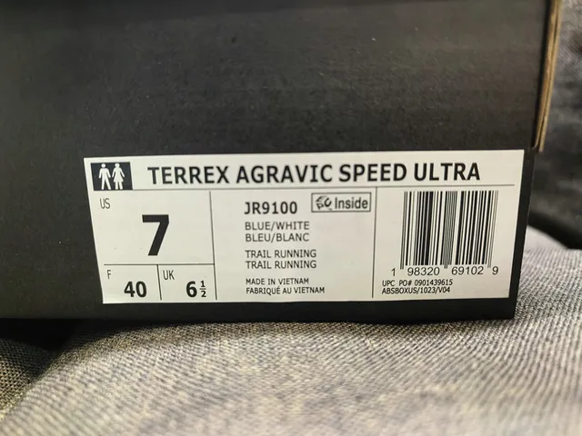 Adidas Terrex Chaussures de course Bleues et Vert Lime 22