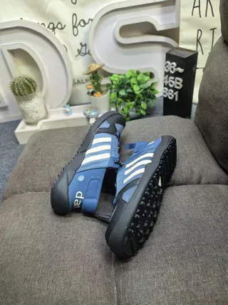 Adidas Terrex Gray Blue Mesh Upper Laces Sneakers 6