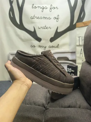 Adidas Three-Stripe Mule Platform Lifestyle Sneakers 5