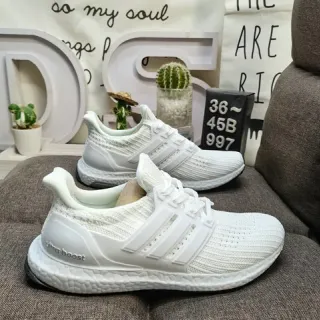 Adidas Ultraboost أحذية رياضية أبيضة من الخيط أسلوب حياة
