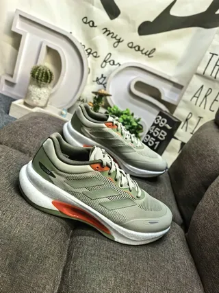 Adidas Velostar Verde Oliva e Laranja Tênis Lifestyle 9