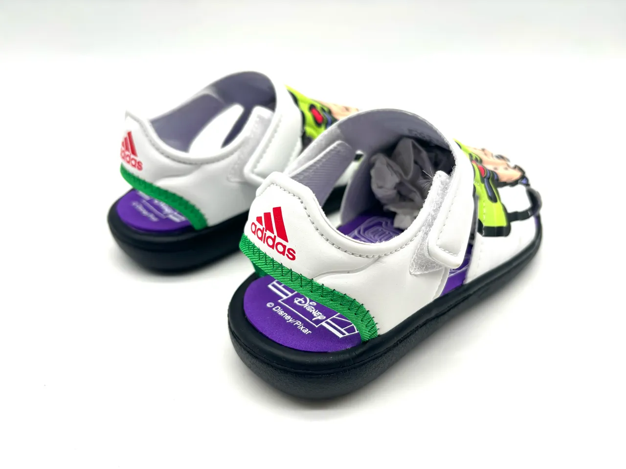 Adidas White Blue Open-Toe Strap-Fastened Casual Sandals 16