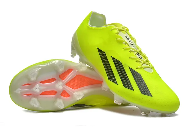 Adidas X Speedflow ফ্লুরোসেন্ট হলুদ কালো ফার্ম-গ্রাউন্ড ফুটবল জুতো 4