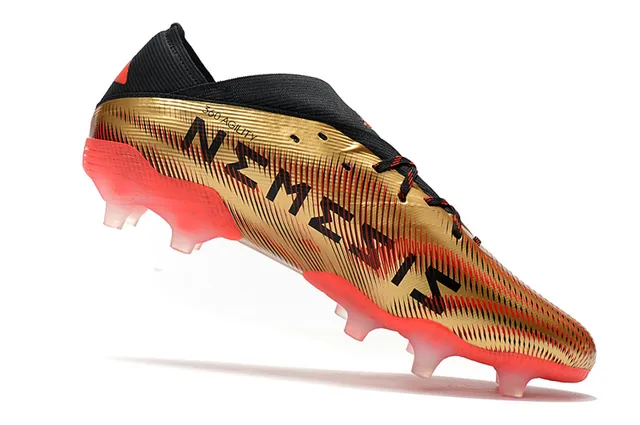 Adidas X Speedflow Zapatos de fútbol Oro Rojo Negro Agarre Firme 2