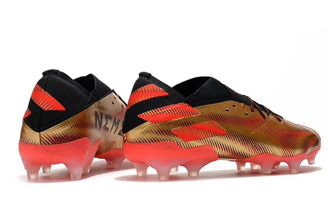 Adidas X Speedflow Zapatos de fútbol Oro Rojo Negro Agarre Firme 5