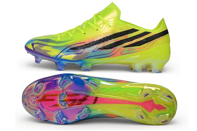 Adidas X Speedflow jaune néon iridescent chaussures de football pour terrain ferme 5