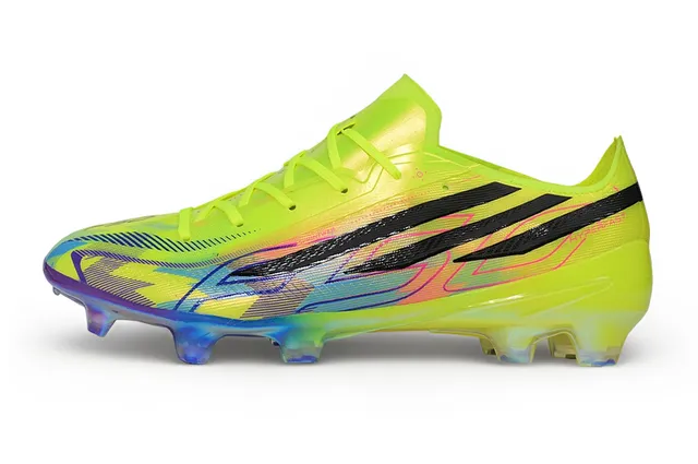 Adidas X Speedflow jaune néon iridescent chaussures de football pour terrain ferme 8