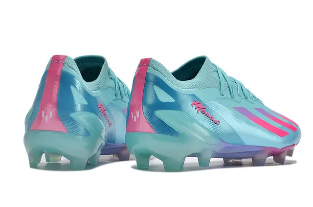 Adidas X Speedflow Zapatos de fútbol blanco, azul, amarillo para terreno firme 12