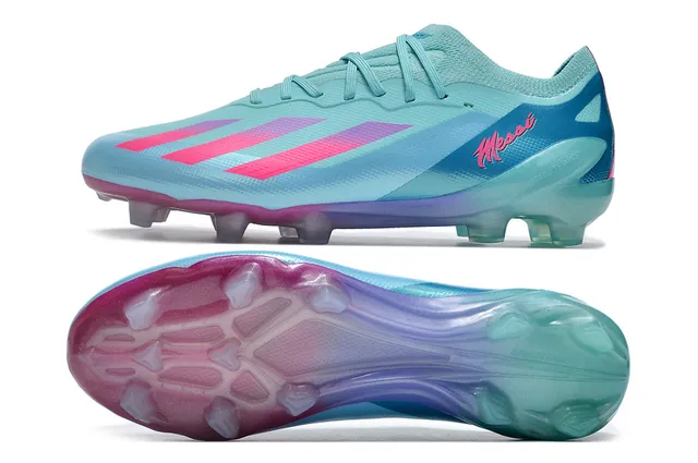 Adidas X Speedflow Zapatos de fútbol blanco, azul, amarillo para terreno firme 14