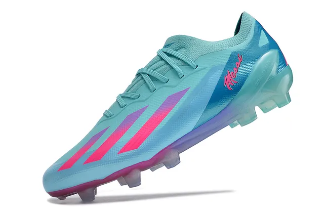 Adidas X Speedflow Zapatos de fútbol blanco, azul, amarillo para terreno firme 15