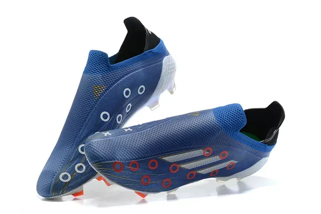 Adidas X Speedportal Blue Red Cross Firm-Ground Soccer Shoes 2