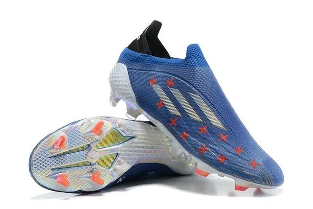 Adidas X Speedportal Blue Red Cross Firm-Ground Soccer Shoes 6