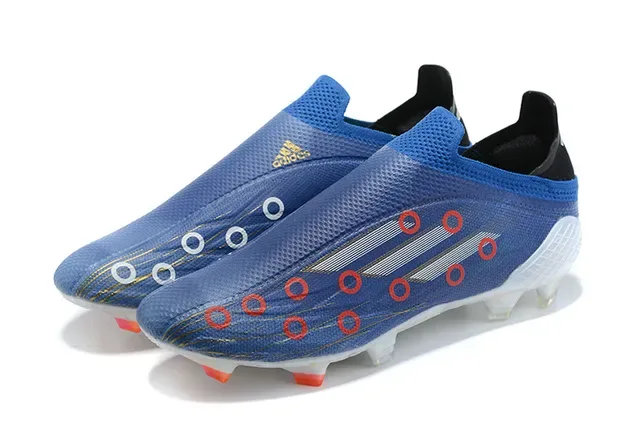 Adidas X Speedportal Blue Red Cross Firm-Ground Soccer Shoes 8