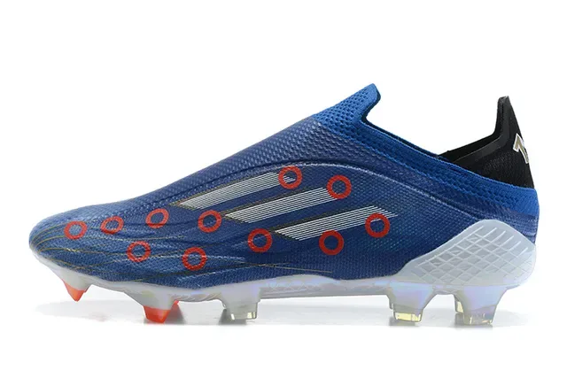 Adidas X Speedportal Blue Red Cross Firm-Ground Soccer Shoes 10