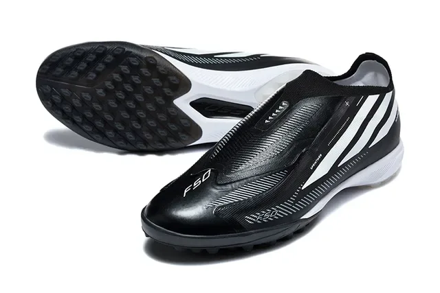 Adidas X Speedportal Hyperfast Negro Blanco Turf Zapatos de Fútbol 6